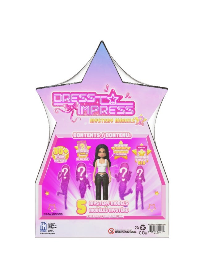 فاتموجو دريس تو امبريس - دمى صغيرة غامضة – عبوة من 5 قطع – سوبرستار 1 - Image 5